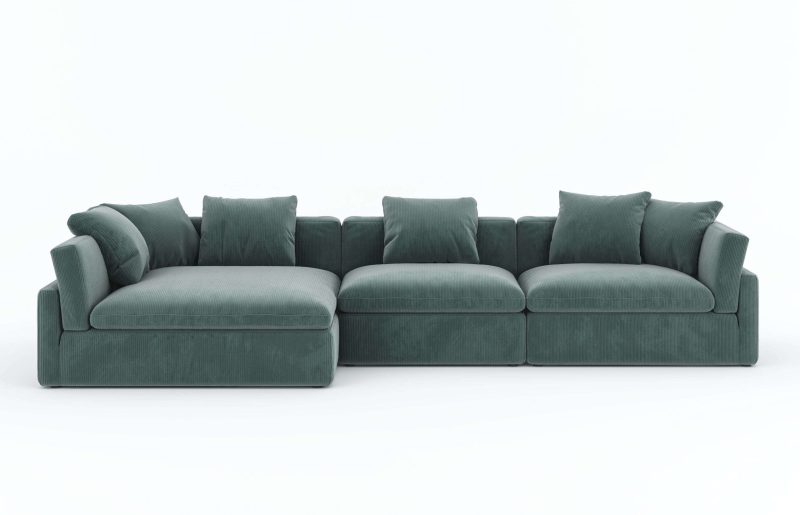 19th Sofa - White Background - Front-1